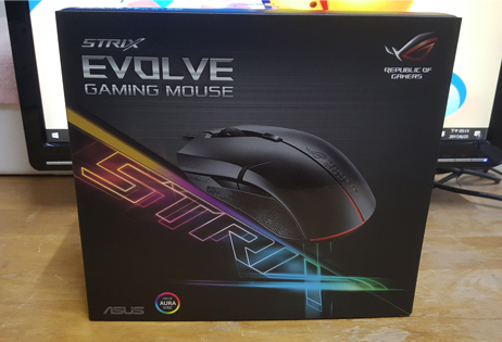 ASUS 華碩 RGB Strix Evolve 電競光學滑鼠【開箱文】